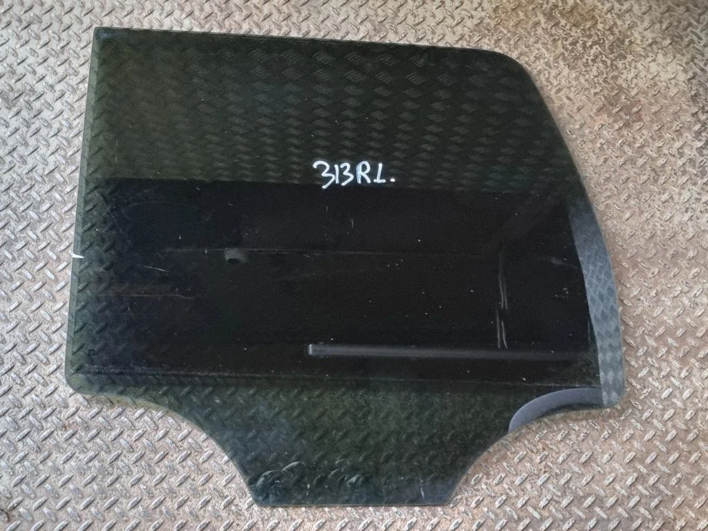 Rear door window glass – left