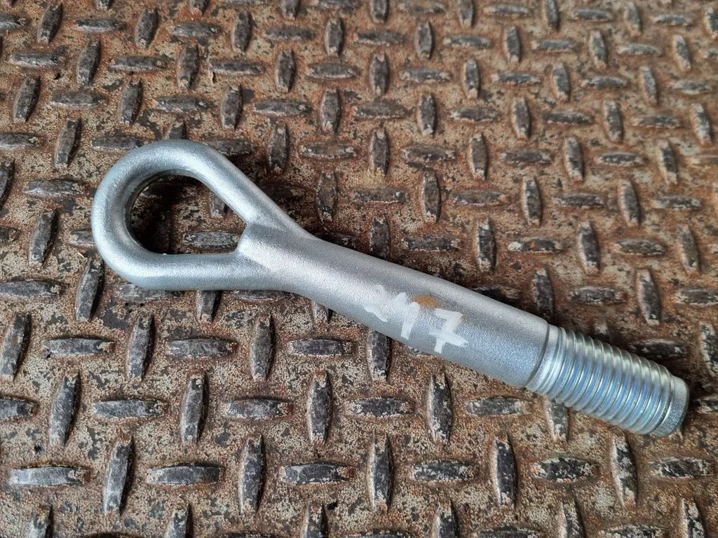 Towing hook eye