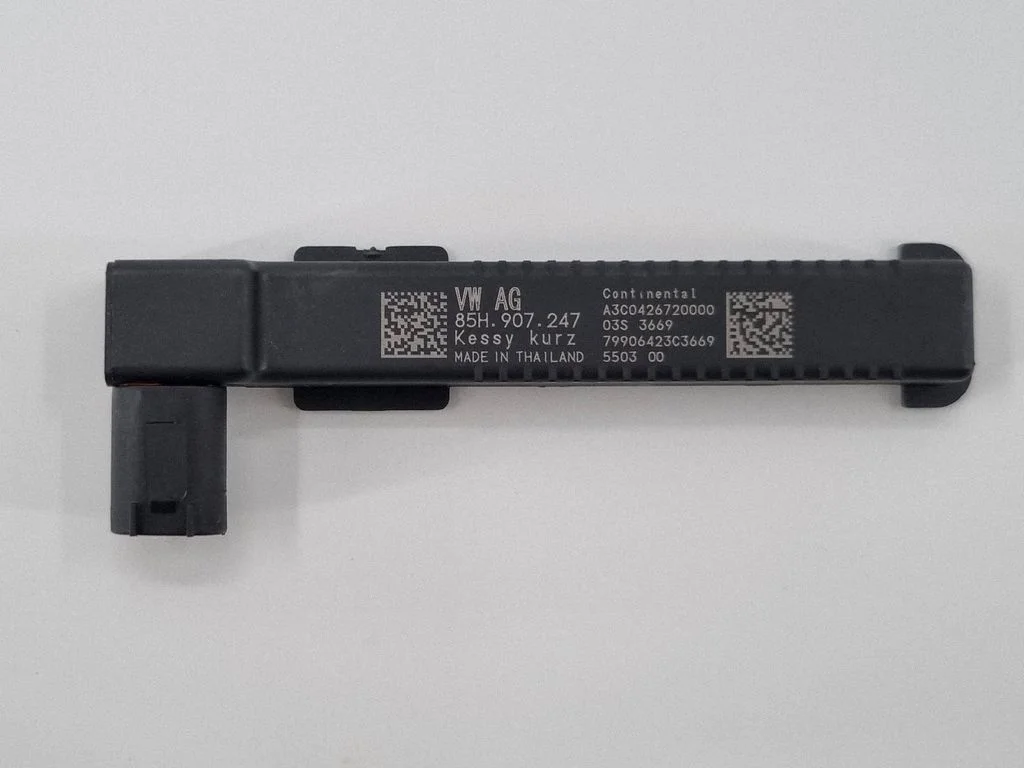 Võtmeta süsteemi KESSY (keyless) juhtplokk/moodul 85H907247