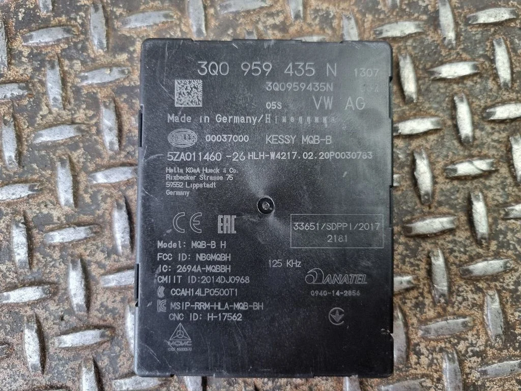 Beraktės sistemos KESSY (keyless) valdymo blokas/ modulis