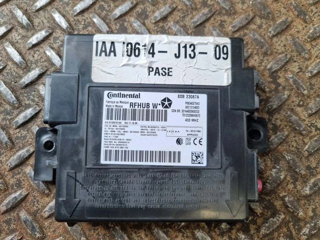 Antenos valdymo blokas
