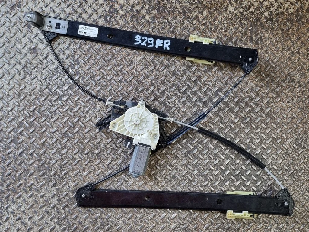 Front door window regulator with motor 80A837462A