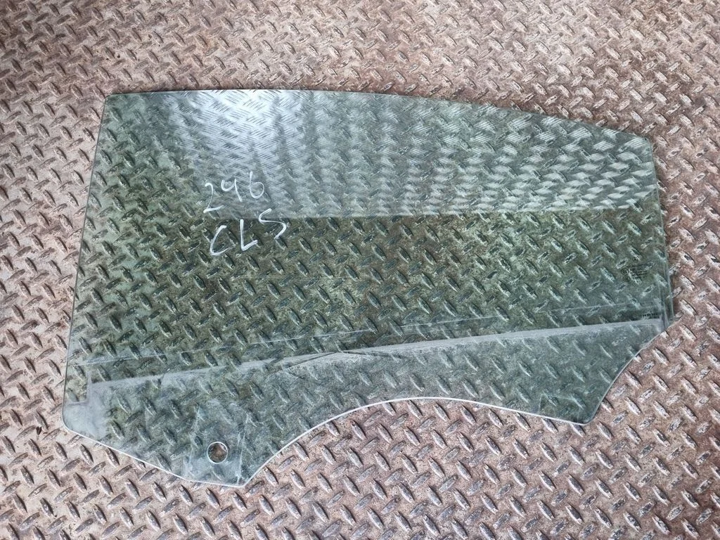Rear door window glass – left