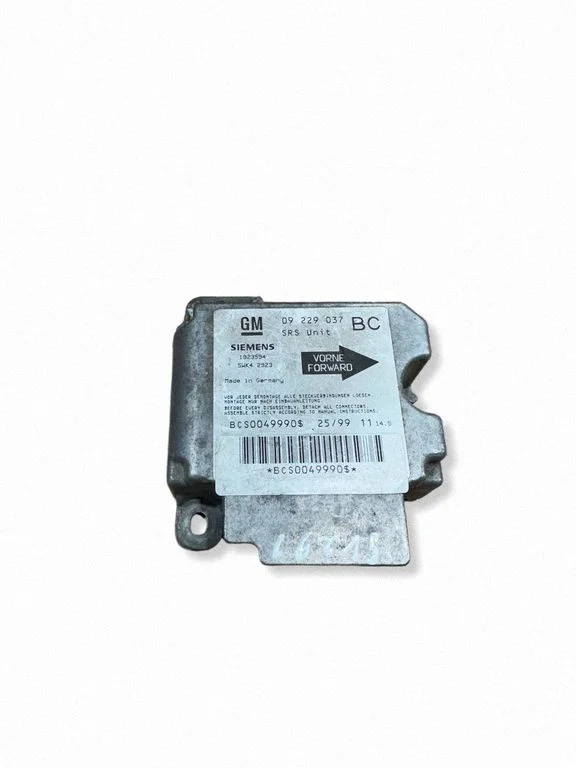 Drošības spilvenu vadības bloks 09229037