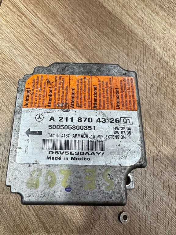 Drošības spilvenu vadības bloks – Mercedes-Benz E klase W211 (2002-2009)