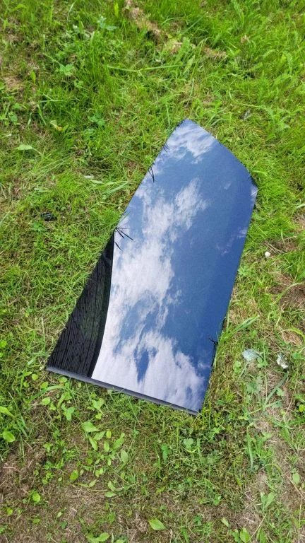 Slankiojančių durų stiklas