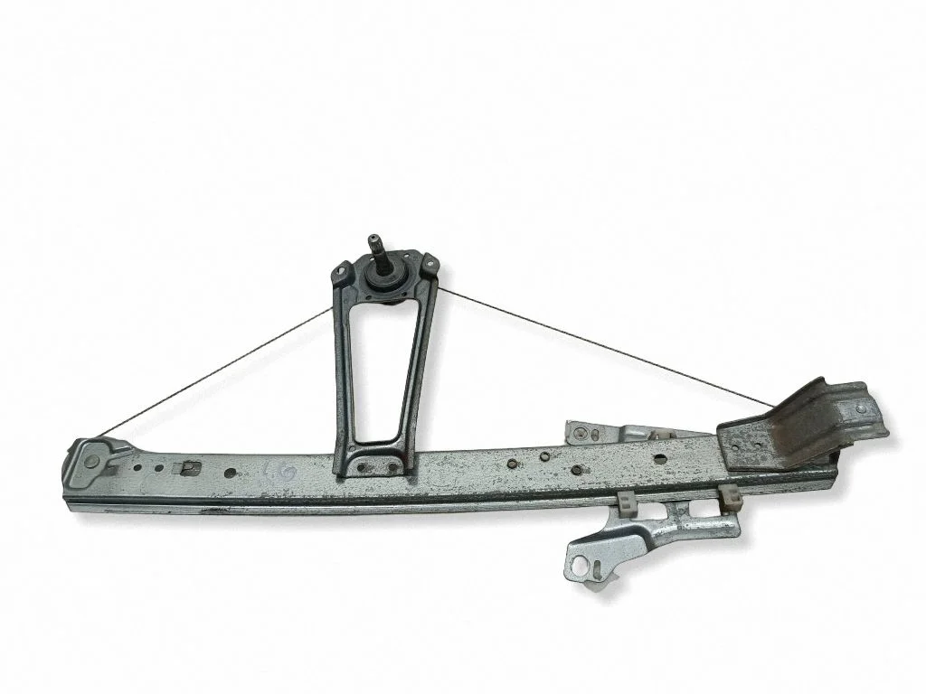 Rear window lifting mechanism without motor – left