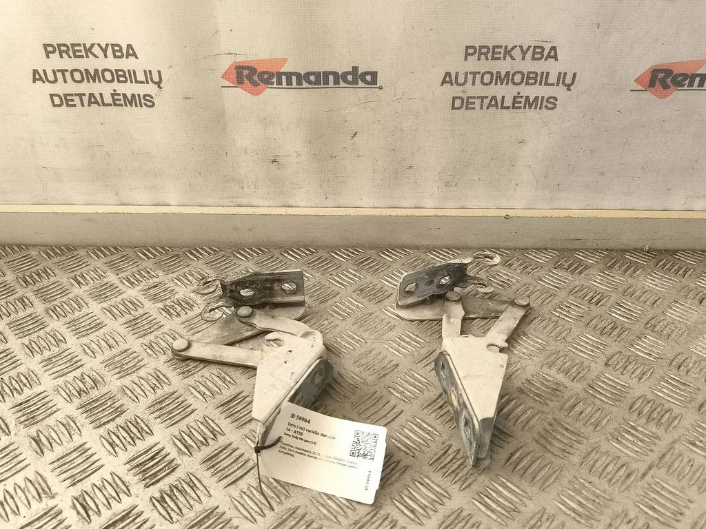 Vyris (-iai) variklio dangčio