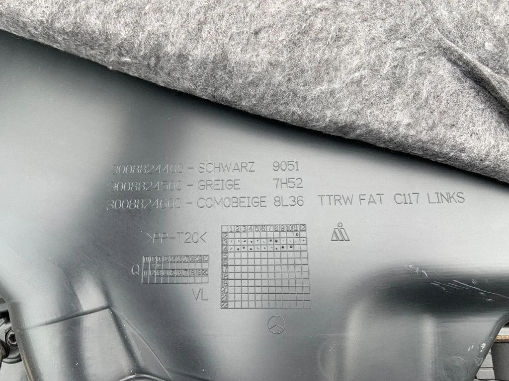Eesmiste uste sisevooder – Mercedes-Benz CLA-klass C117 X117 W117 (2013-2019)