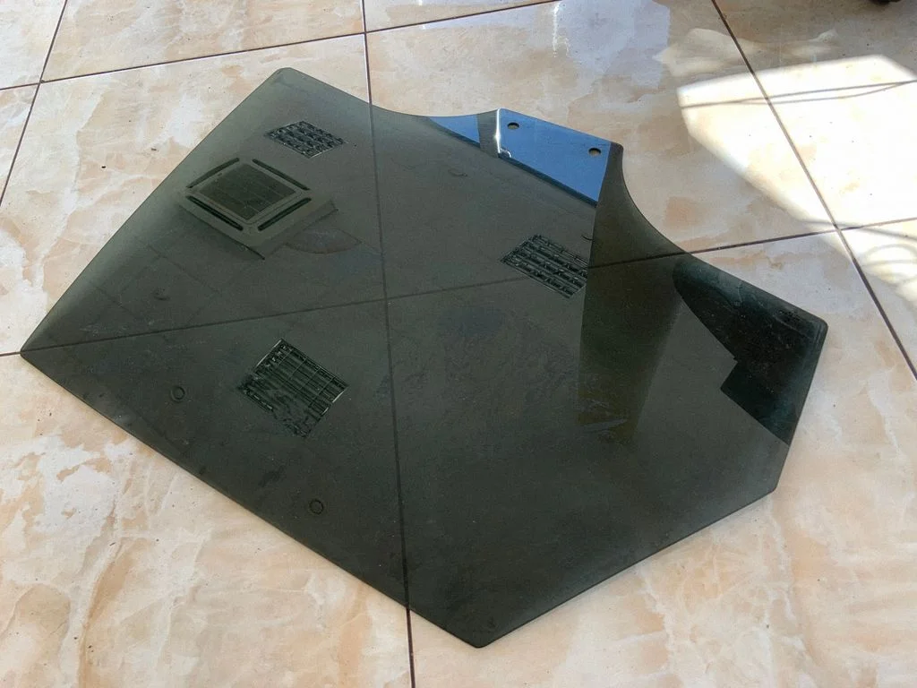 Rear door window glass 43R004553