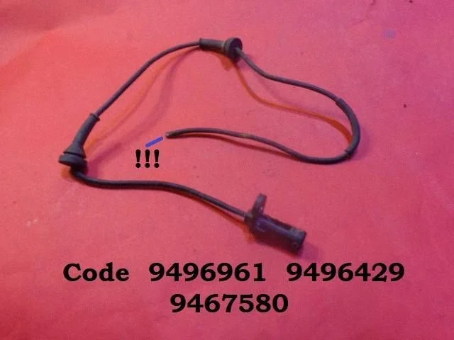 ABS brake wheel speed sensor 9496961