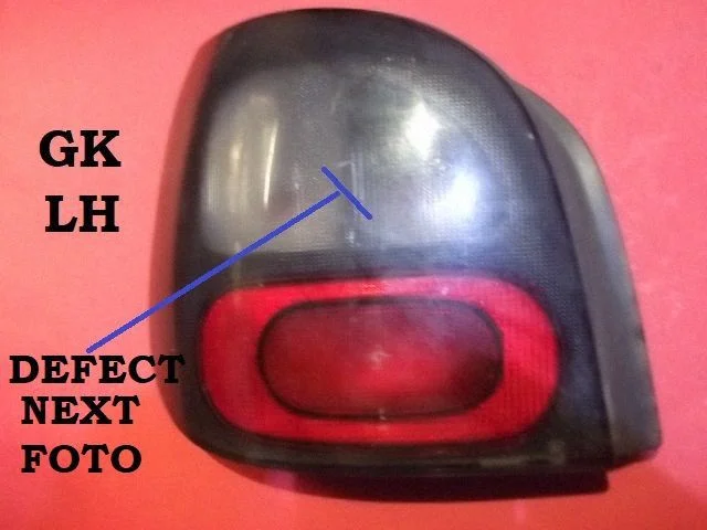 Lampa tylna w błotniku 7700831730