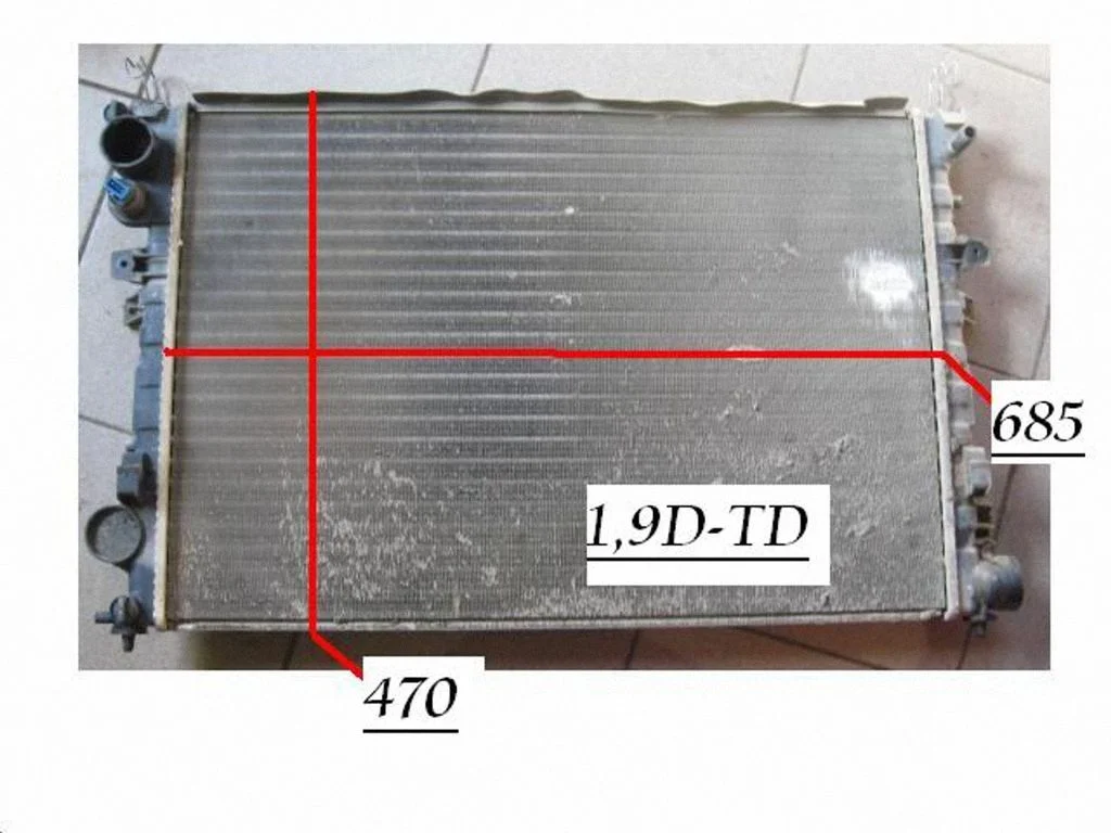 Coolant radiator 1489463080