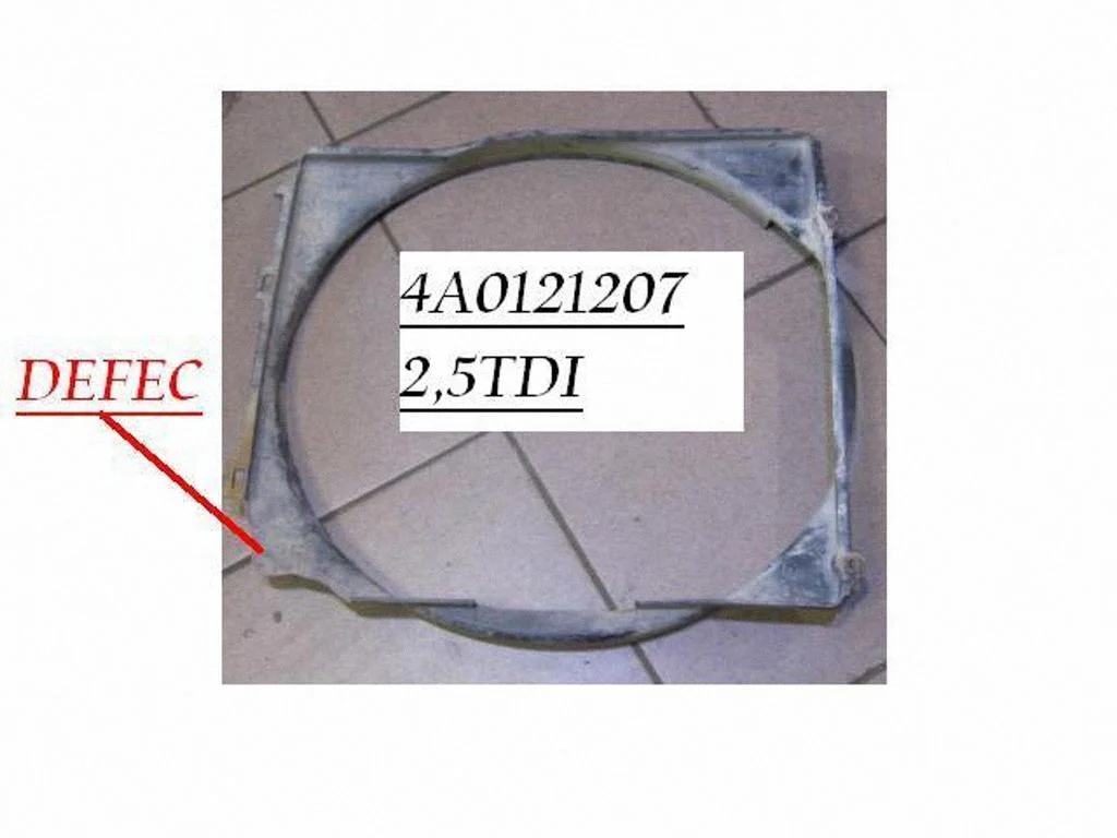 Radiatora ventilatora difuzors 4A0121207