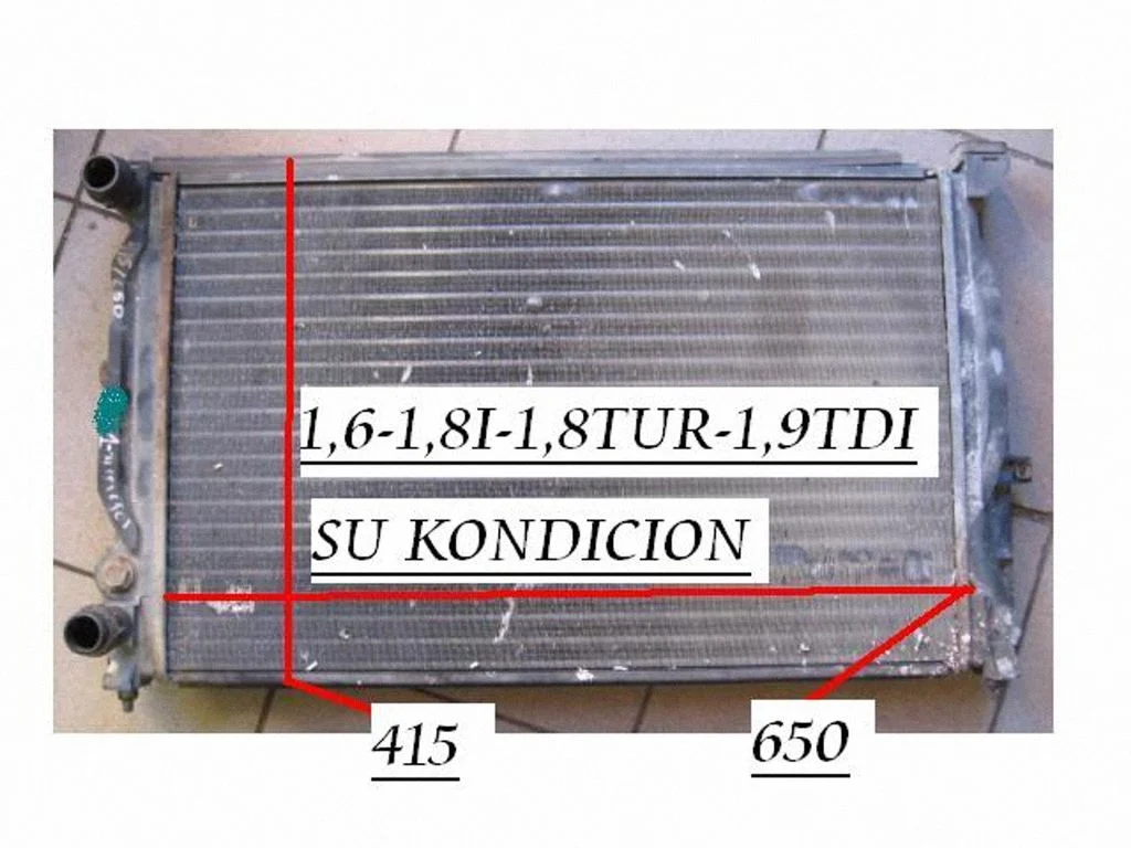 Coolant radiator 8D0121251AC