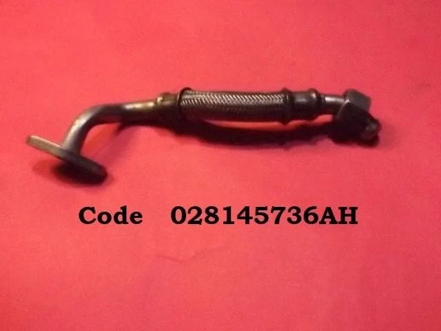 Turbo turbocharger oiling pipe/hose 028145736AH
