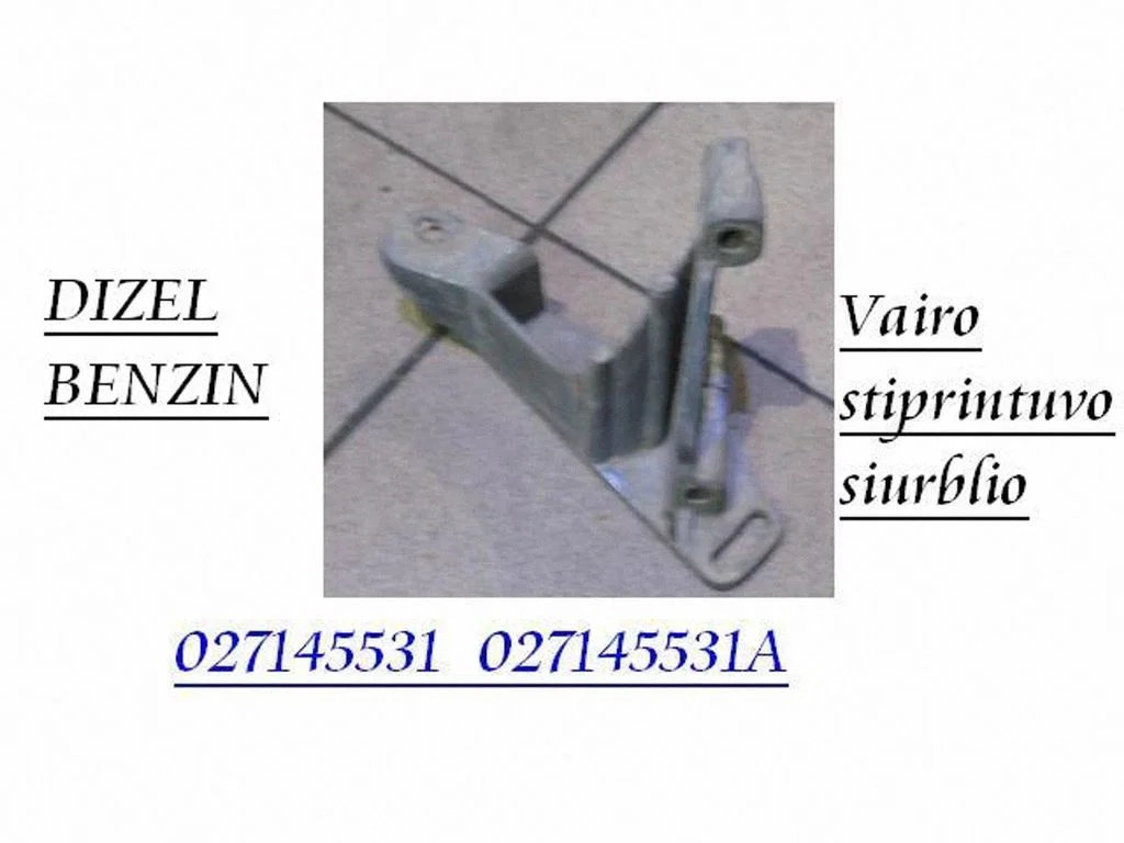 Stūres pastiprinātāja sūkņa stiprinājuma kronšteins 027145531