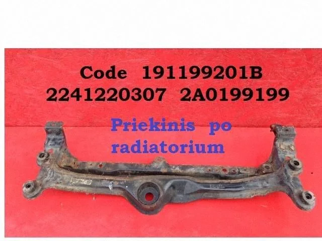 Front subframe 191199201B