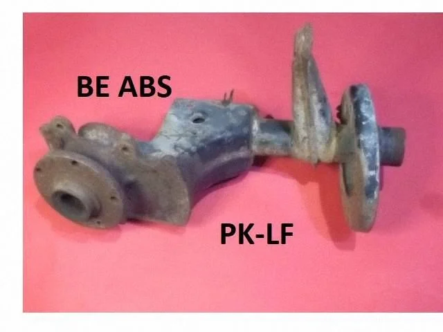 Front wheel hub spindle knuckle 4A0407257C