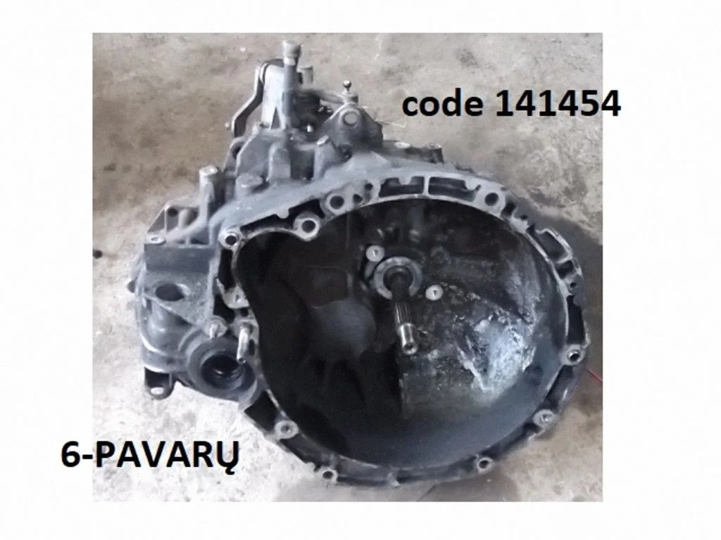 Manual 6 speed gearbox 141454