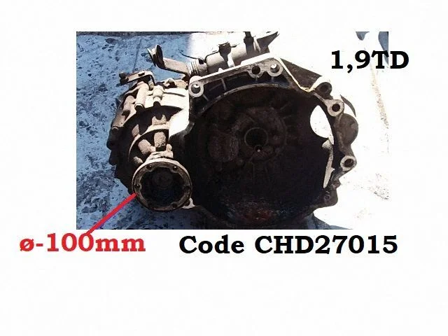 Manual 5 speed gearbox CHD27015
