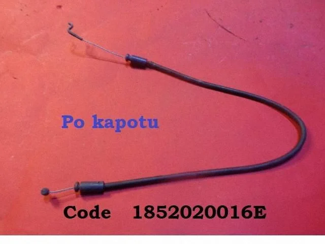 Engine bonnet/hood lock release cable 1852020016E