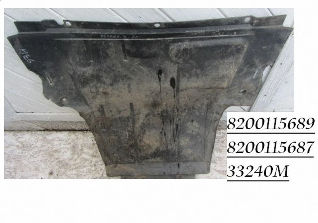 Engine splash shield/under tray 8200115689