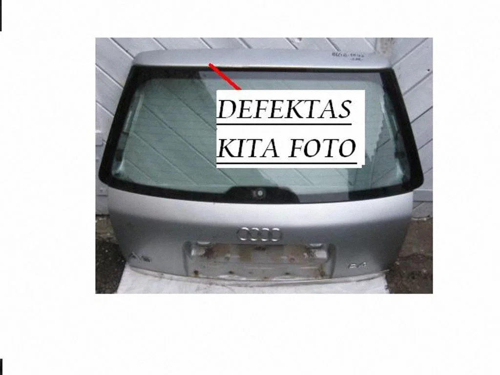 Tailgate/trunk/boot lid – rear