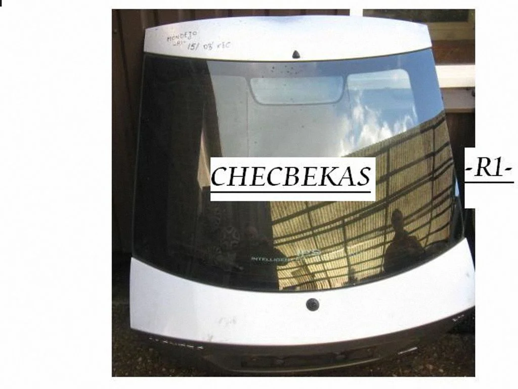 Tailgate/trunk/boot lid – rear