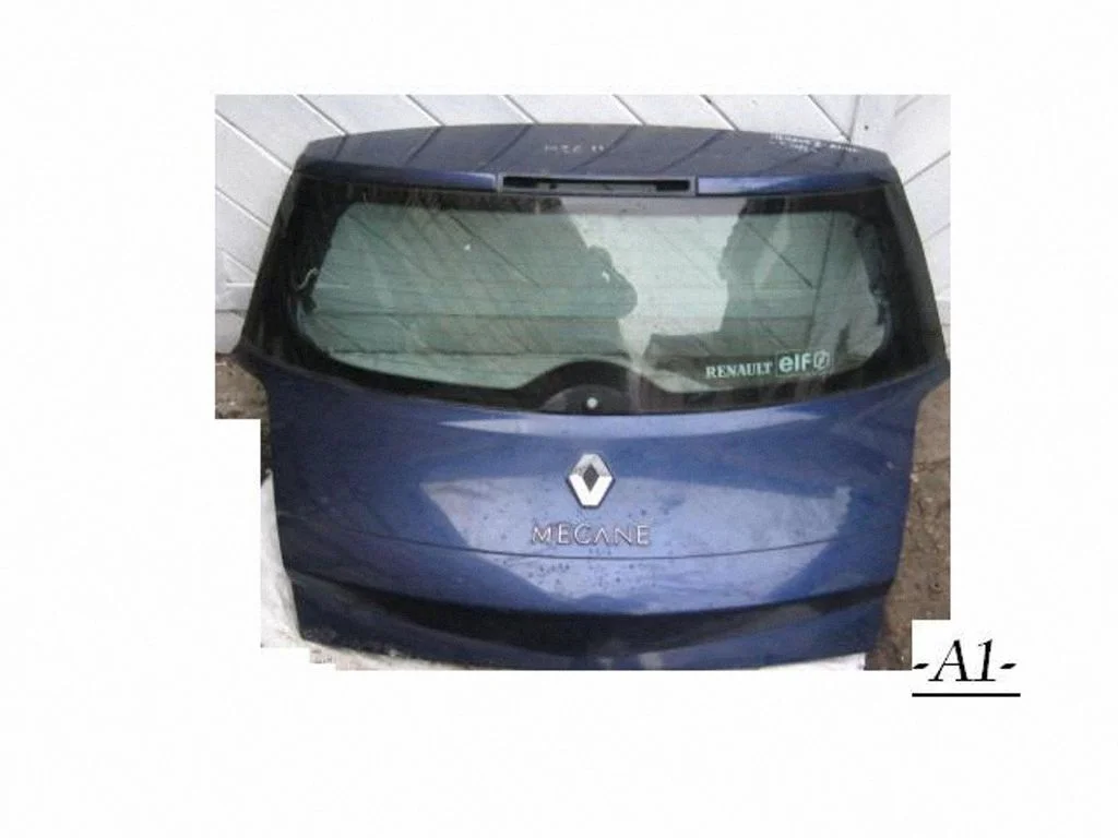 Tailgate/trunk/boot lid – rear