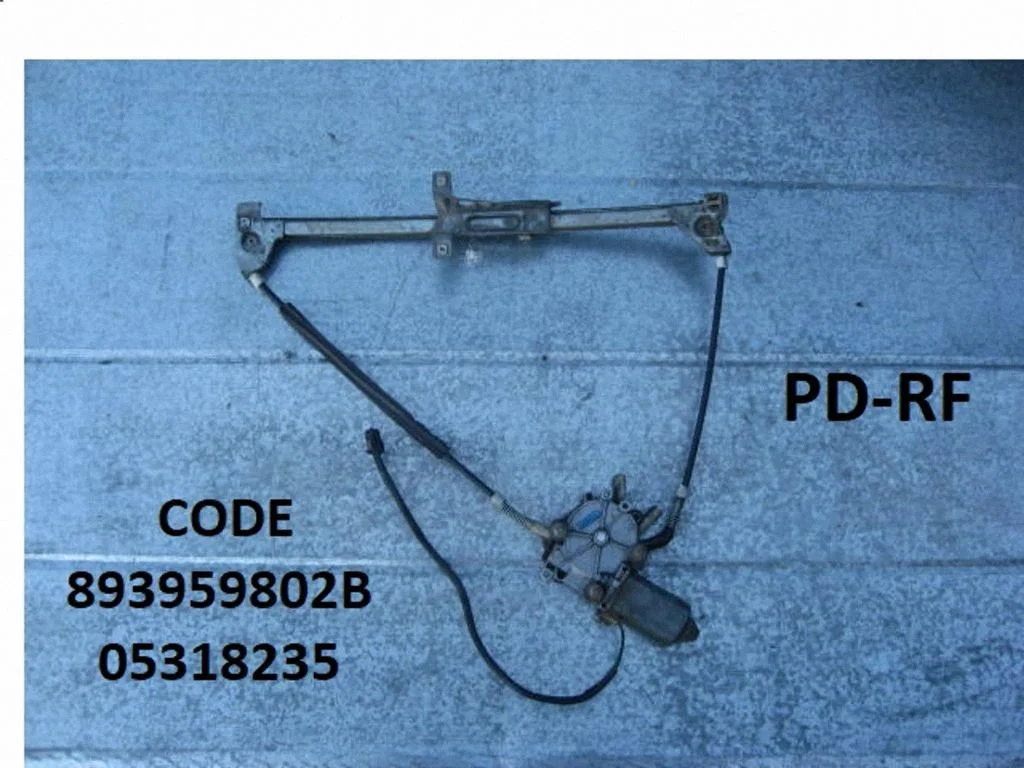Front door window regulator with motor 893959802B