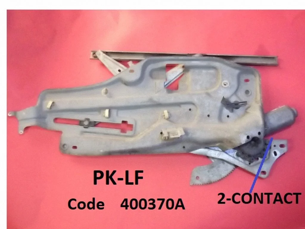 Front door window regulator with motor 400370A