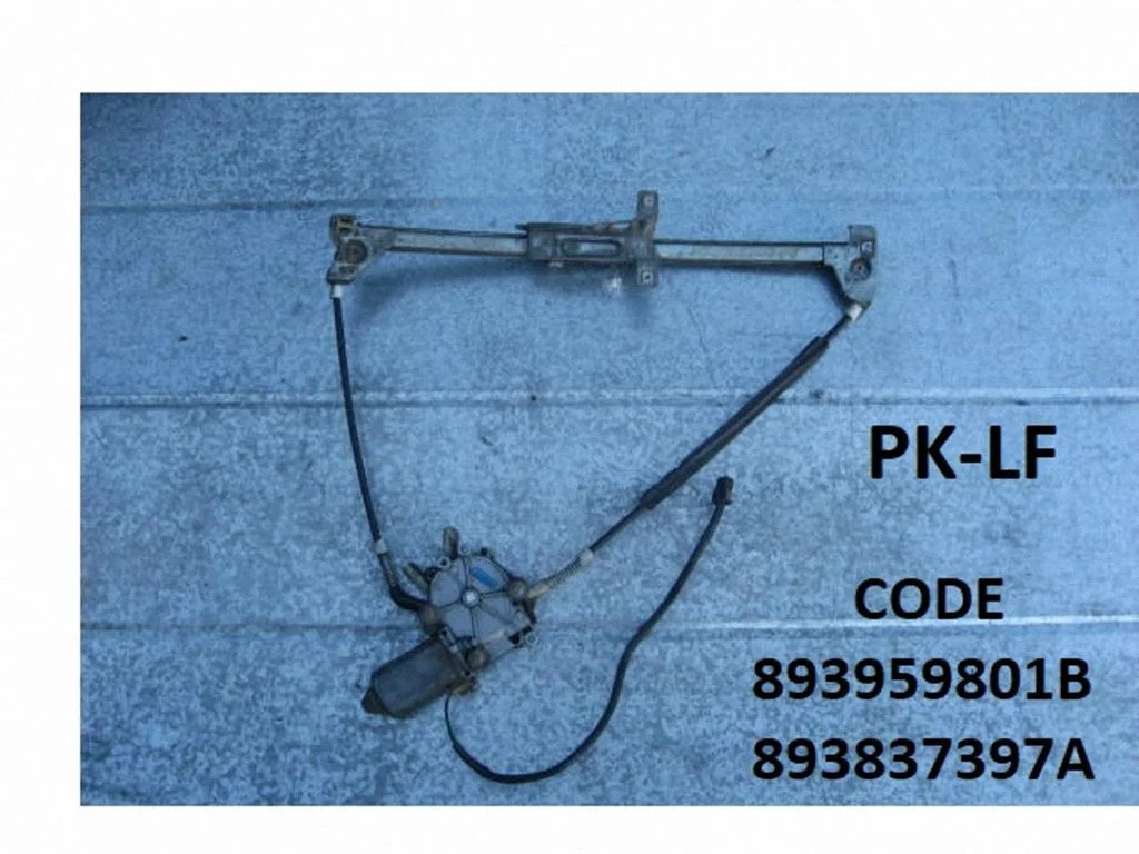 Front door window regulator with motor 893959801B