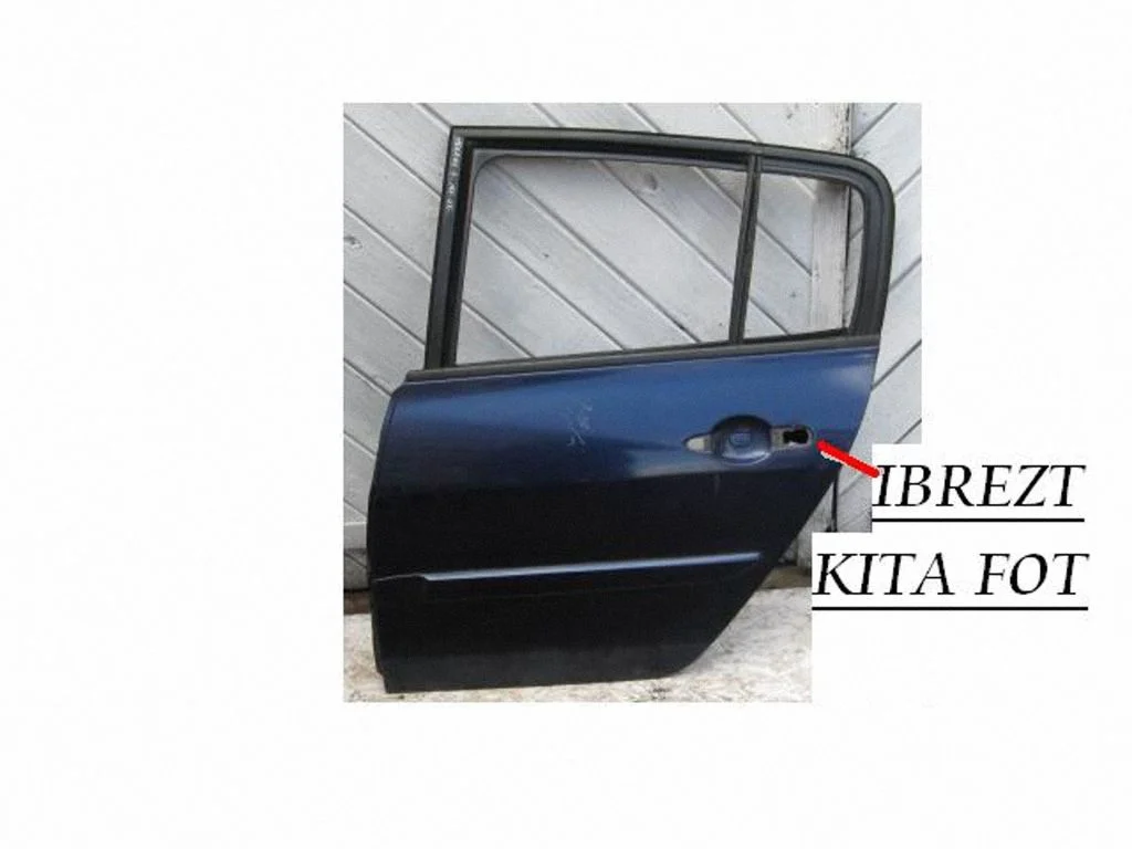 Rear door – left