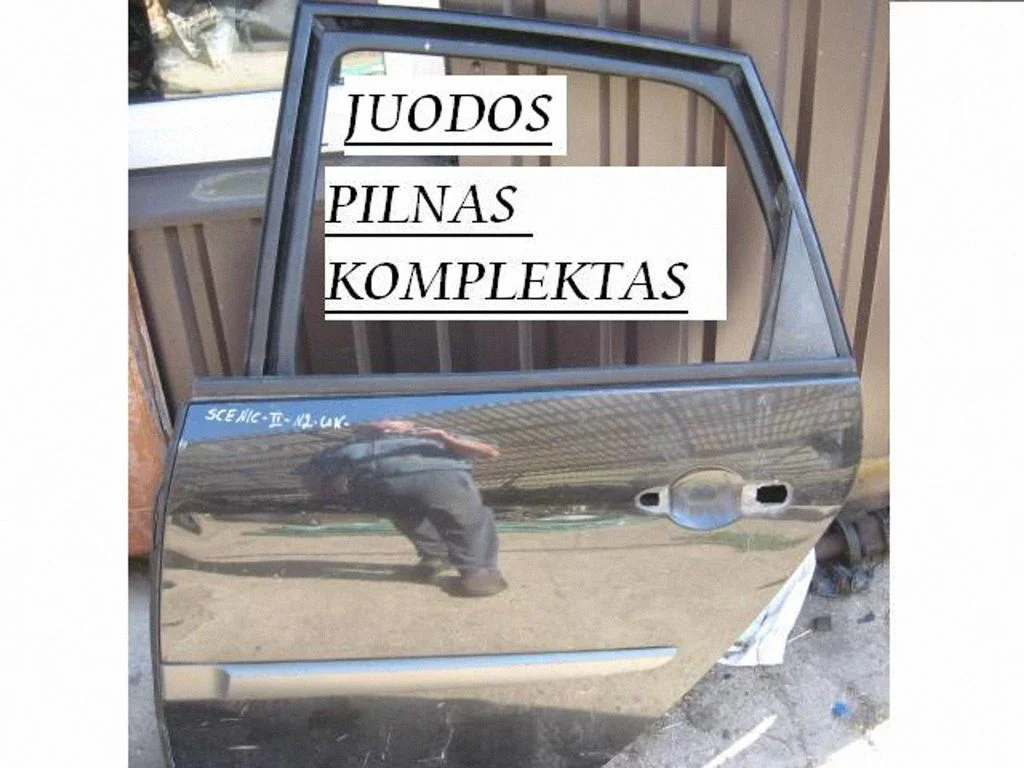 Rear door – left