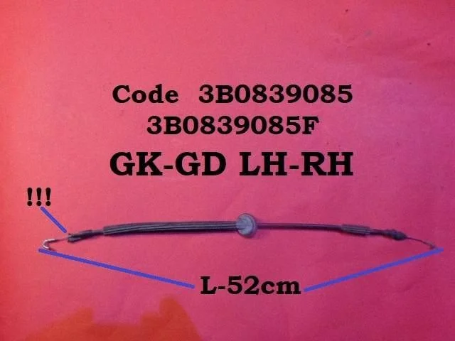 Rear door cable line 3B0839085
