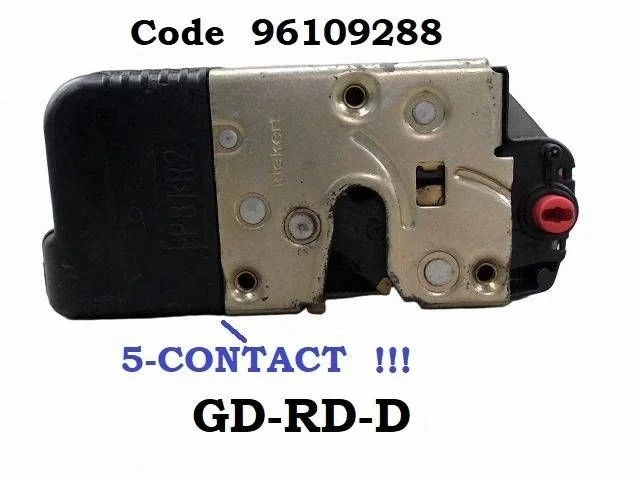 Zamek drzwi tylnych 96109288