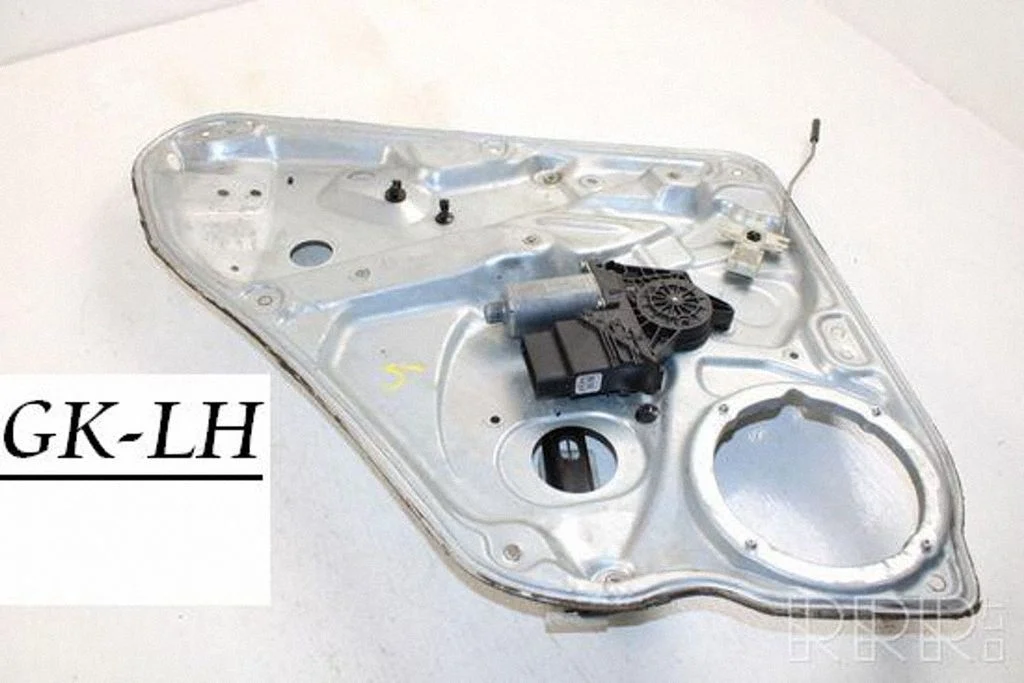 Rear door window regulator with motor 3B9839755