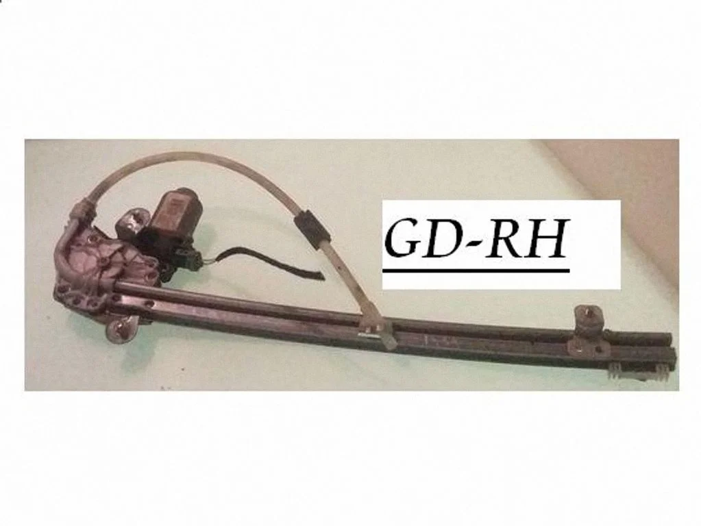 Rear door window regulator with motor 400670T4