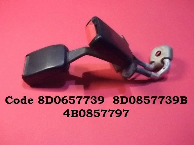 Middle seatbelt buckle (rear) 8D0657739