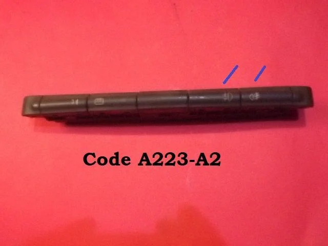 Muud lülitid / nupud / hoovad A223A2