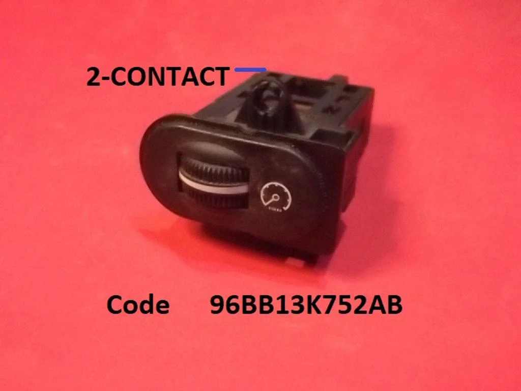 Panel lighting control switch 96BB13K752AB
