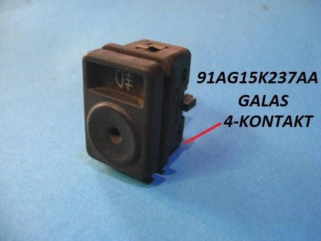 Priešrūkinių žibintų jungtukas