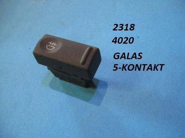 Priešrūkinių žibintų jungtukas