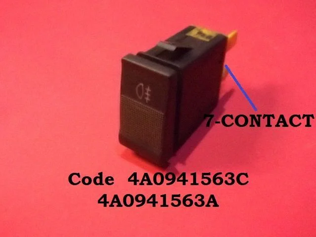 Fog light switch 4A0941563C