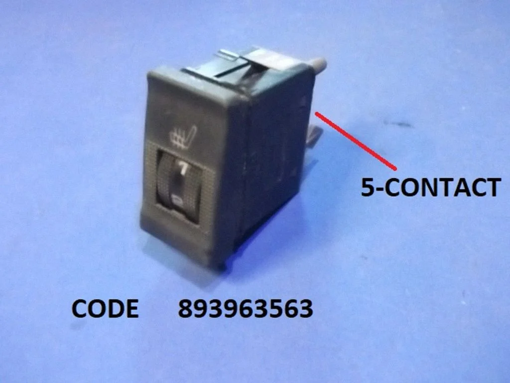 Seat heating switch 893963563
