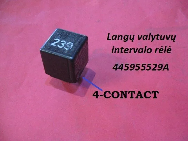 Window wiper interval relay 445955529A