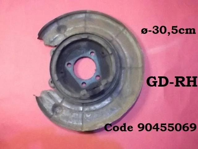 Aizmugurējā bremžu diska aizsargs 90455069