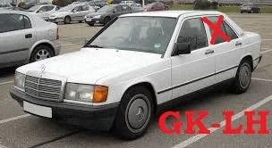 Pagrindinis galinių durų stiklas