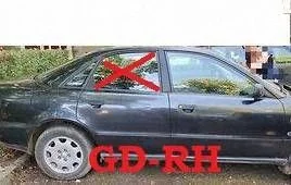 Rear door window glass 43R001190
